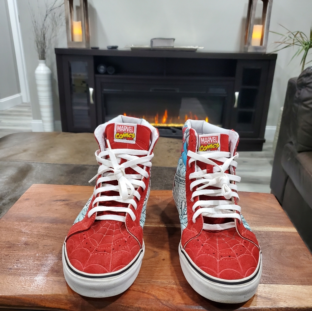 Vans sk8-high spider man